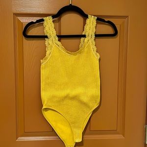 2 Lace Strap Bodysuits